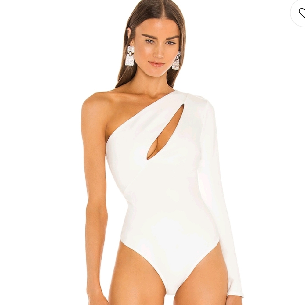 NBD Aaliyah Bodysuit in white size XXS
